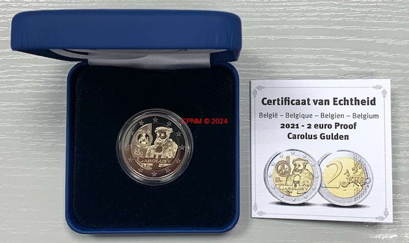 Coffret numismatique pour pièces de 2 Euros