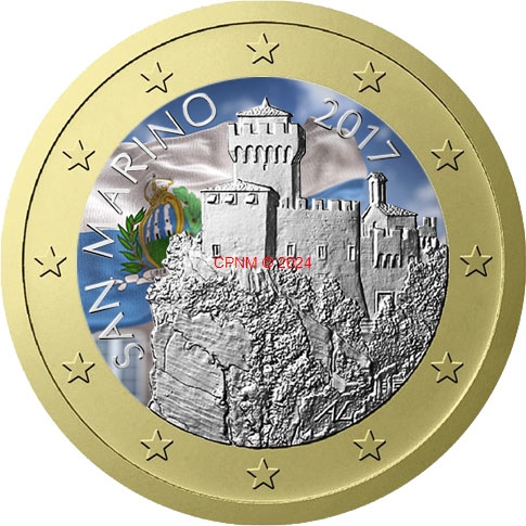 Rouleau 1 euro Saint-Marin 2021 - Elysées Numismatique