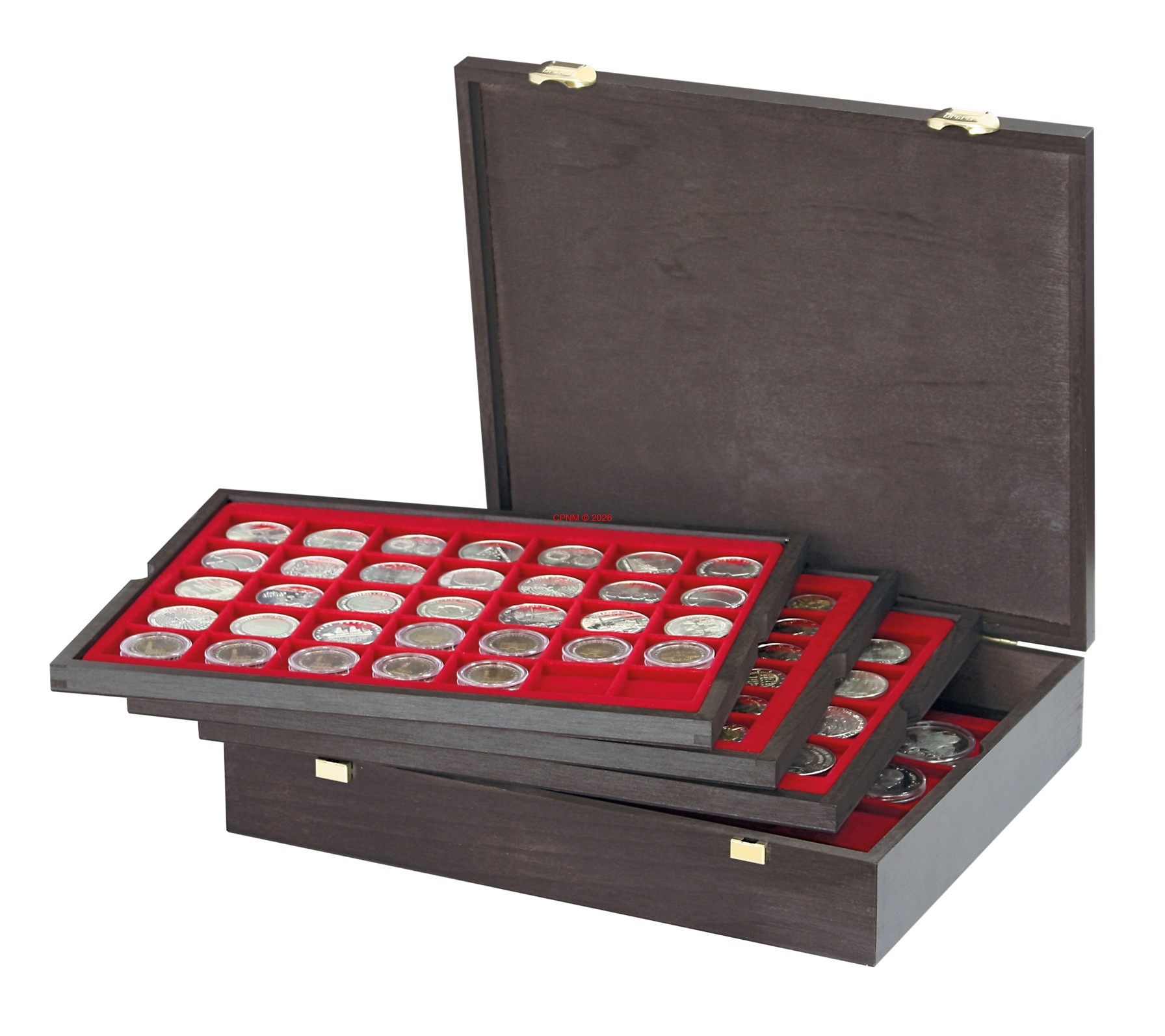 Leuchtturm Münzkassette VOLTERRA Für 8 Goldbarren